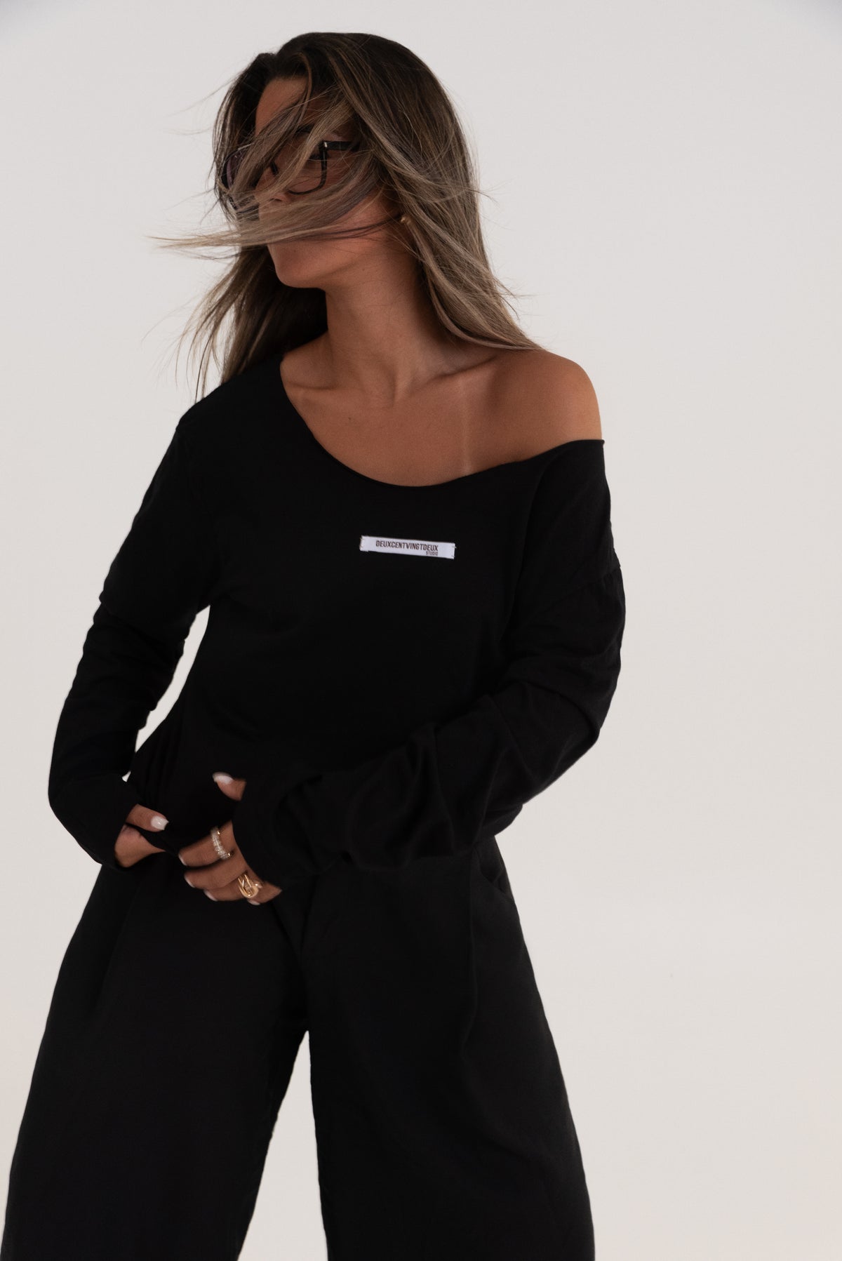 Longsleeves one shoulder