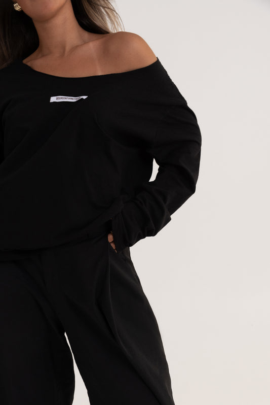 Longsleeves one shoulder