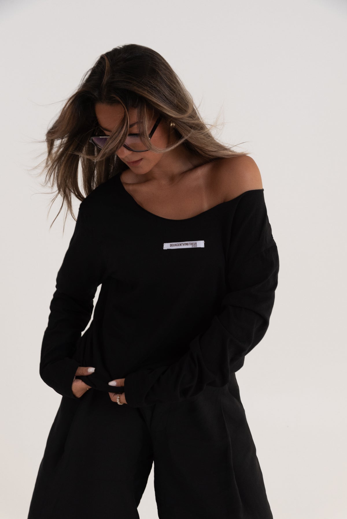 Longsleeves one shoulder