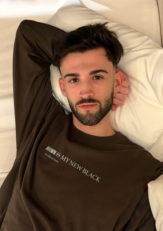 Long sleeves Brown is my new black