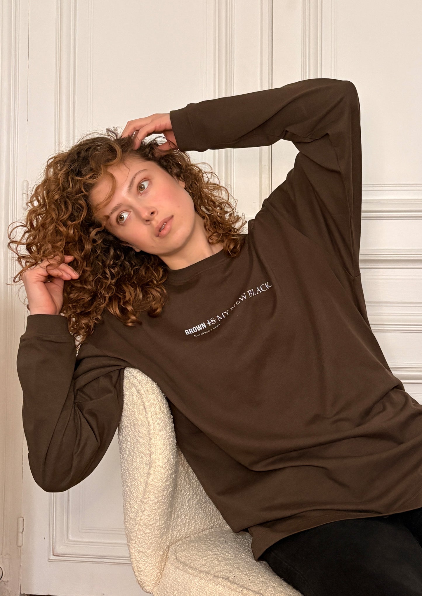 Long sleeves Brown is my new black